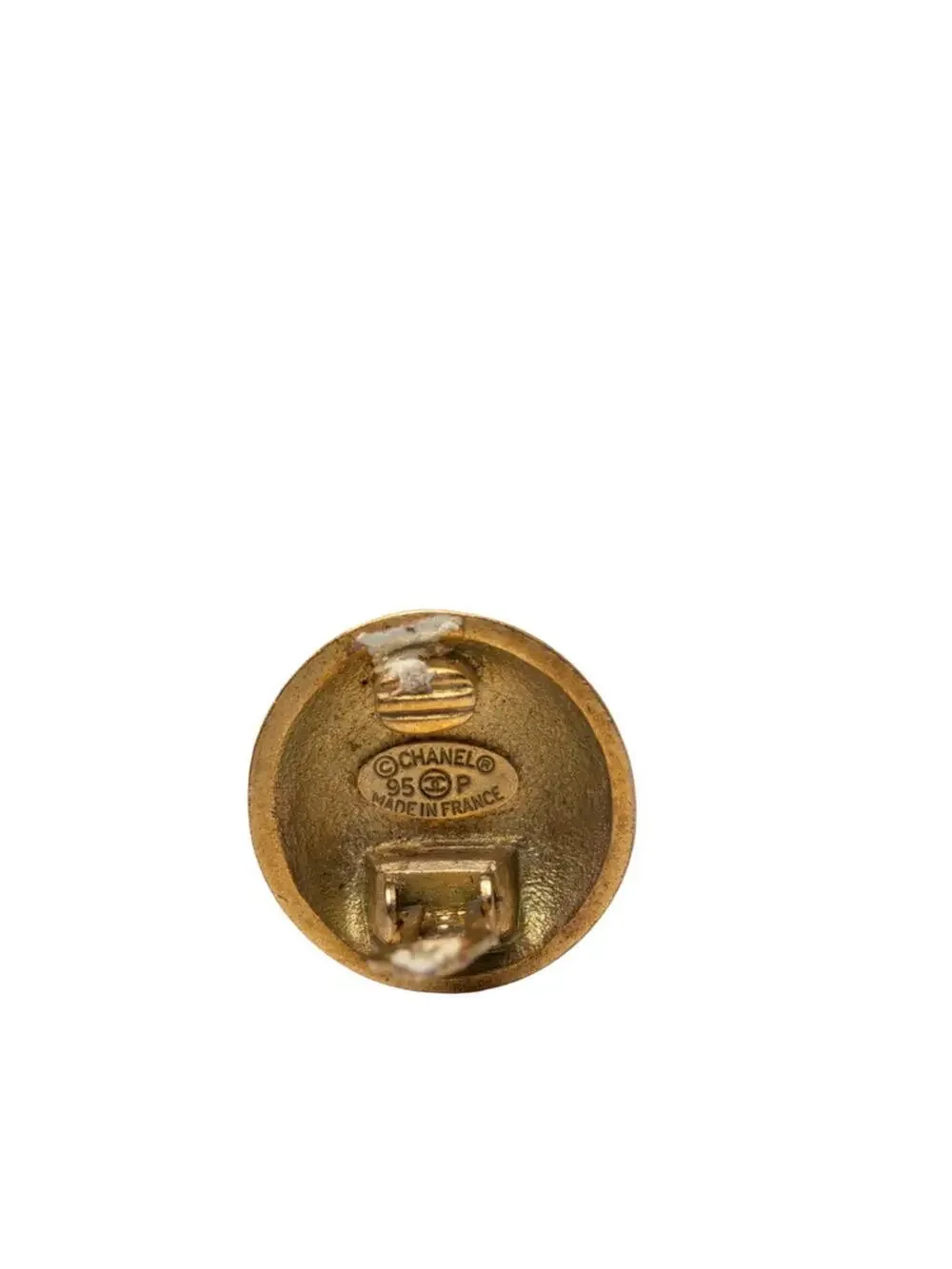 Chanel Cc Logo Clip-On Earrings Metal #246976C58B